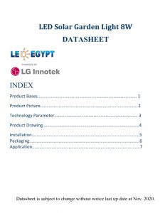 ledegypt , Garden Solar Spike 8W